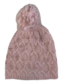 LILI GAUFRETTE 8/12 ans bonnet rose pompon