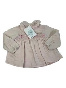 TARTINE ET CHOCOLAT 9 mois blouse rose smock