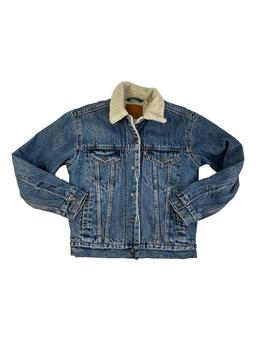 LEVIS 12/14 ans veste en jean et intérieur sherpa