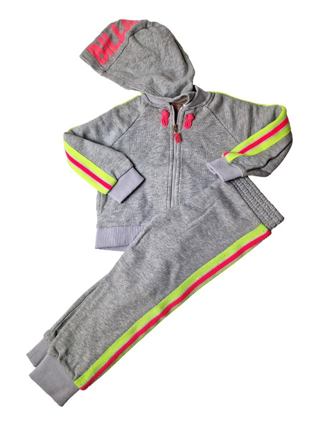 BILLIEBLUSH 4 ans ensemble jogging gris fluo