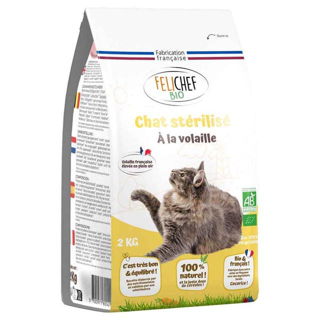 Croquettes pour chat stérilisé Volaille 2kg