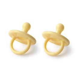 Lot de 2 sucettes en silicone 0 36m Jaune 0-36 mois