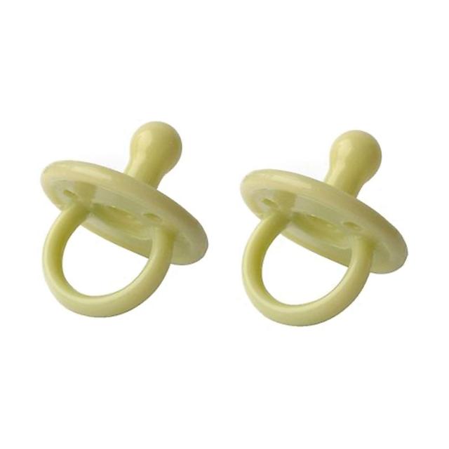 Lot de 2 sucettes en silicone 0 36m Vert Pistache 0-36 mois