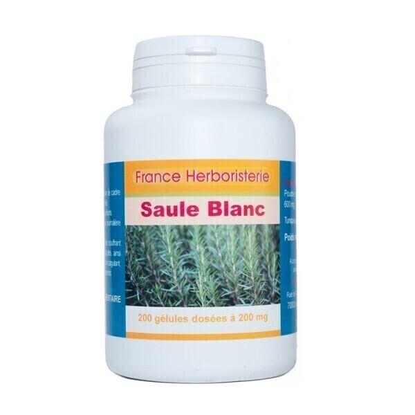 GELULES SAULE BLANC ecorce 200 gélules dosées à  200 mg poudre p