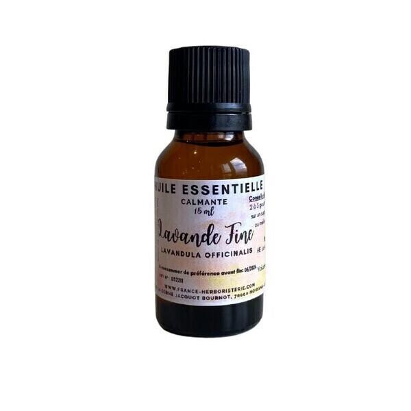 HUILE ESSENTIELLE LAVANDE fine Lavandula officinalis 15 ml.