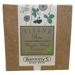 Tisane menthe, verveine, tilleul BIO