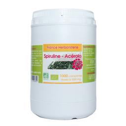 SPIRULINE+ ACEROLA BIO AB 1000 comprimés.