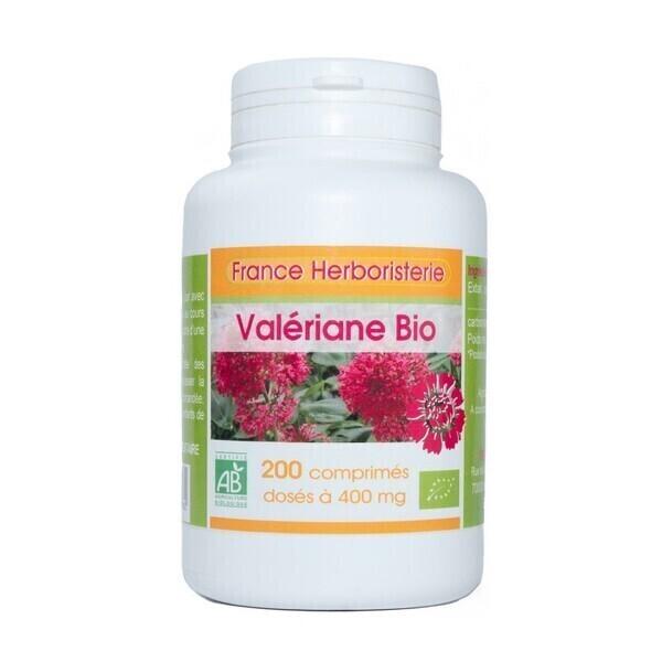 VALERIANE BIO AB 200 comprimés dosés à 400 mg en comprimés.