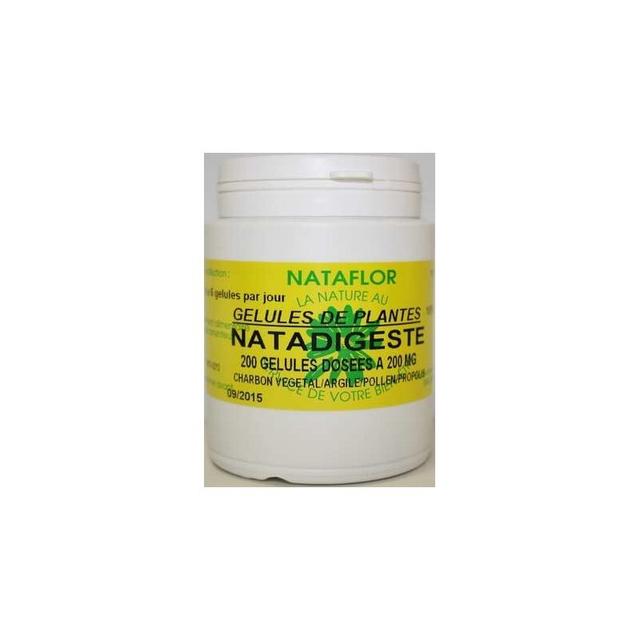 NATADIGESTE 200 gélules dosées à 400 mg.