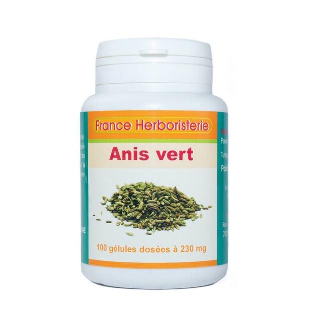 GELULES ANIS VERT pot de 100 gélules dosées à 230 mg - France He