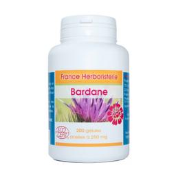 BARDANE racine 200 gélules dosées à 250 mg - Pot de 200 gélules