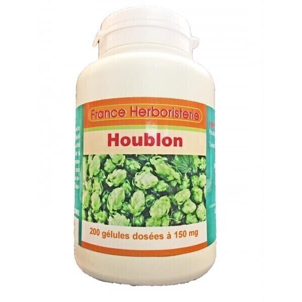 GELULES HOUBLON 200 gélules dosées à  150 mg poudre pure.