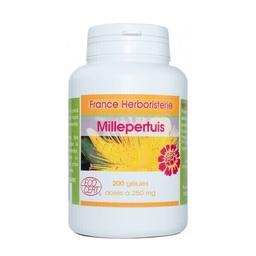 GELULES MILLEPERTUIS plante 200 gélules dosées à 250 mg.