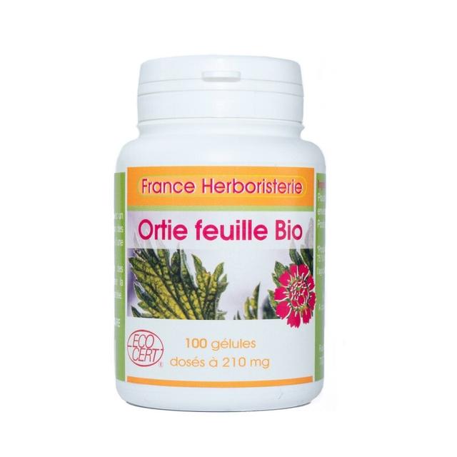 GELULES ORTIE BIO piquante feuille 100 gélules dosées à 210 mg