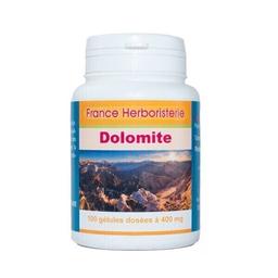 GELULES DOLOMITE 100 gélules dosées à 400 mg poudre pure.