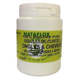 Ongles et cheveux 240 gélules 260 mg poudre pure