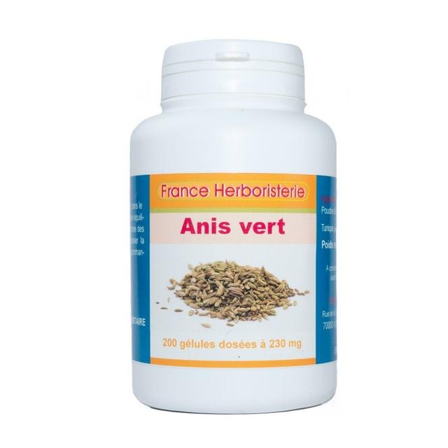 GELULES ANIS VERT pot de 200 gélules dosées à 230 mg - France He