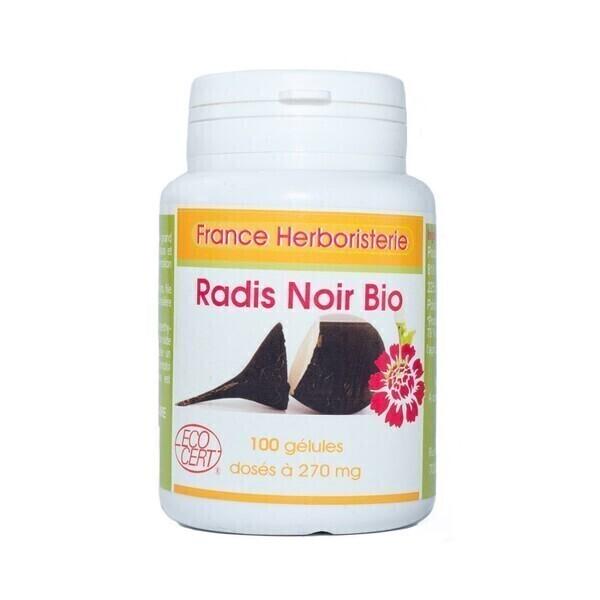 GELULES RADIS NOIR BIO racine 100 gélules dosées à 270 mg poudre