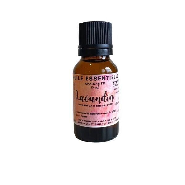 HUILE ESSENTIELLE LAVANDIN super  hybrida 15 ml.