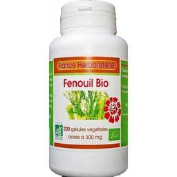 200 gélules FENOUIL BIO AB dosées à 300 mg.