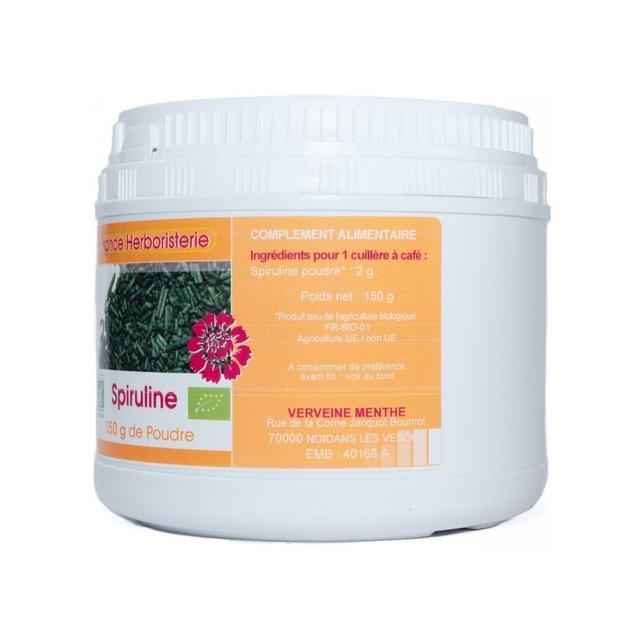 SPIRULINE ECOCERT 150 grs de poudre.