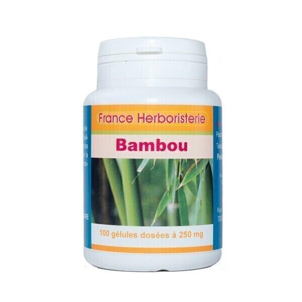 GELULES BAMBOU (Thabashir) 100 gélules dosées à 250 mg.