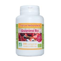 GUARANA BIO AB 200 comprimés dosés à 400 mg en comprimés.