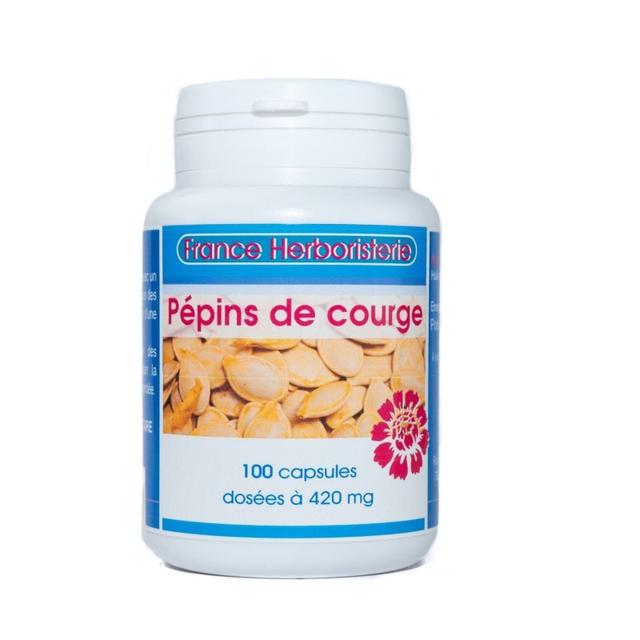 HUILE COURGE 100 capsules BIO dosées à 420 mg