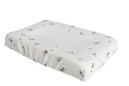 Housse matelas langer oiseaux été indien 54x75 cm