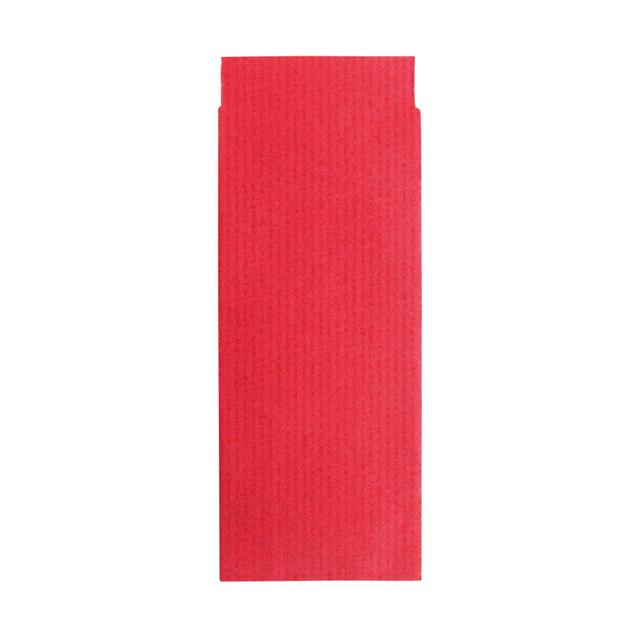 Sac déco en papier - Cadeau - Friandises - Rouge - 11,5 x 5,3 cm