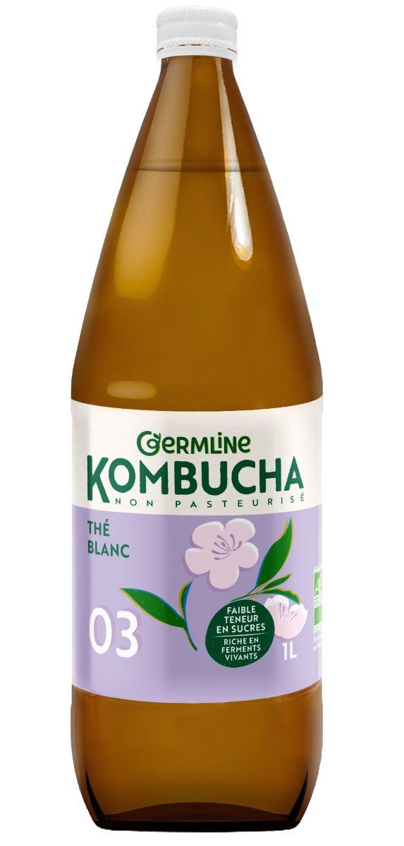 Kombucha non pasteurisé thé blanc 1L