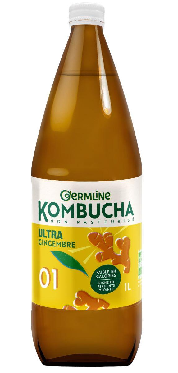 Kombucha non pasteurisé gingembre 1L