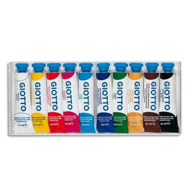 Tubes Gouache extra fine enfant GIOTTO - 10ml - 10 pcs