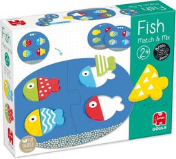 Fish match  and  mix jeu d'assemblage puzzle couleur