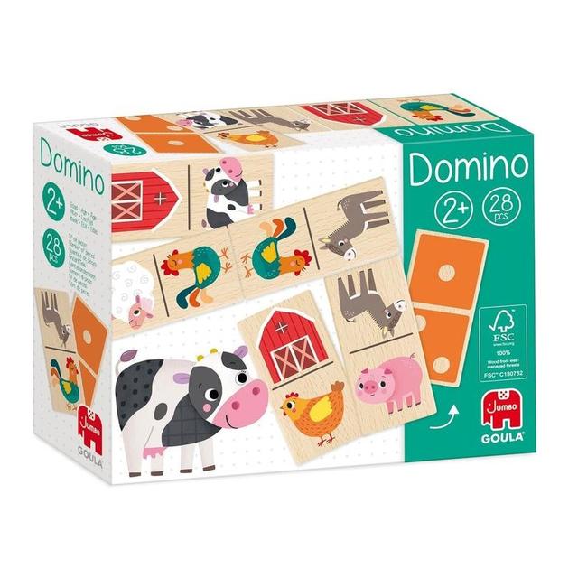 Dominos en bois Ferme