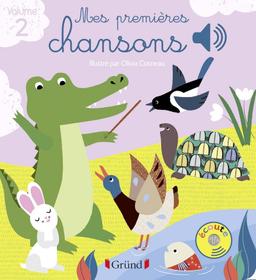 Mes premières chansons volume 2 - Livre sonore avec 6 puces