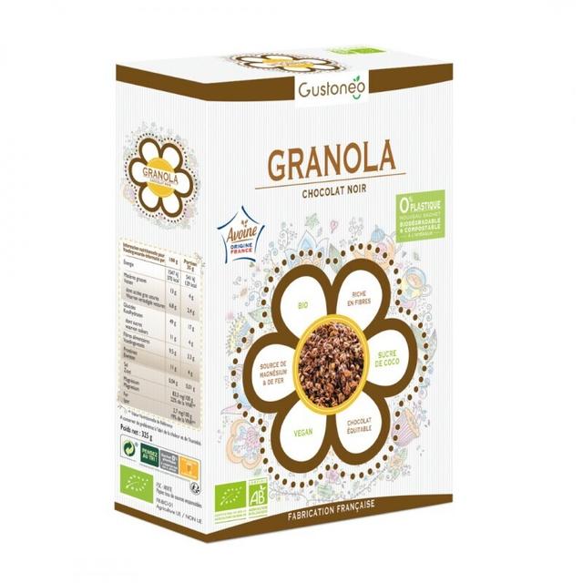 Granola bio chocolat noir 325g