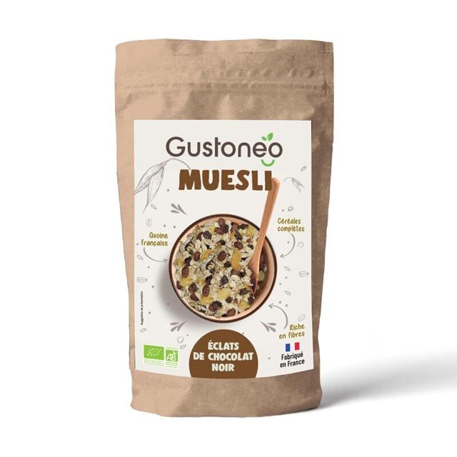 Muesli bio aux éclats de chocolat noir 325g