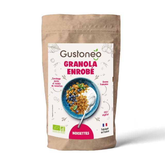 Granola bio enrobé de noisettes 325g