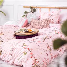 Housse de couette Chinoiserie rose