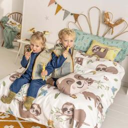 Parure housse de couette Happy sloth