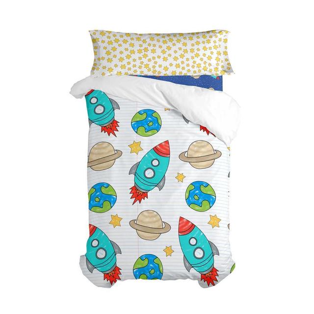 Parure housse de couette Space rocket