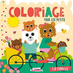 Livre  Mon P'tit Hemma - Coloriage pour les petits - La famille