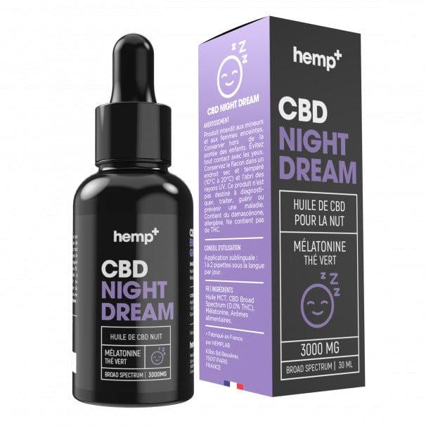 Huile CBD Sommeil NIGHT DREAM 4500mg, 15%, sans THC (30ml)