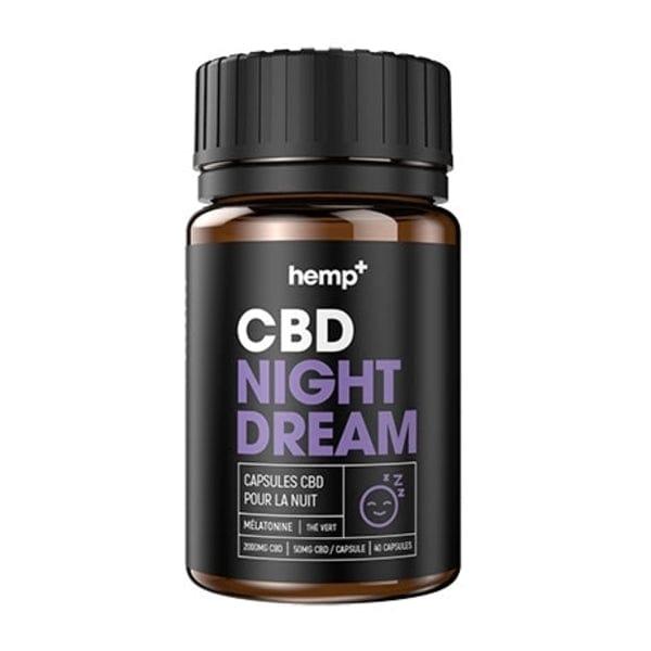 40 Gélules CBD Sommeil NIGHT DREAM 2000mg, sans THC