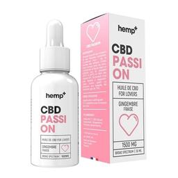 Huile CBD Aphrodisiaque PASSION Broad 3000mg, sans THC (30ml)