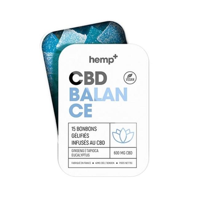 15 Gummies CBD "Équilibre" 600mg, sans THC