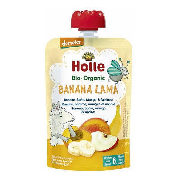 Gourde Banana Lama banane pomme mangue et abricot 100g