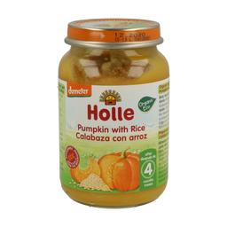 Pot de citrouille avec riz biologique 190 g