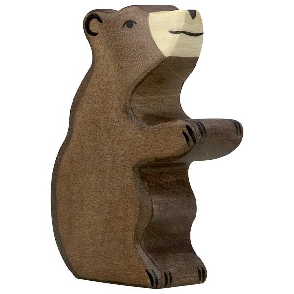 Figurine Petit ours brun, assis